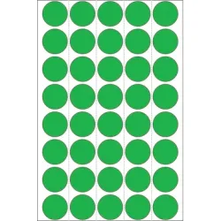 HERMA Markierungspunkte 19mm 2255 gr&uuml;n 1280 St&uuml;ck