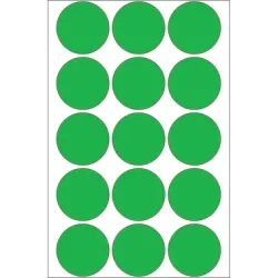 HERMA Markierungspunkte 32mm 2275 gr&uuml;n 480 St./32 Blatt