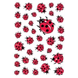 HERMA Etiketten Decor 80x120mm 5439 Marienk&auml;fer 3 St&uuml;ck