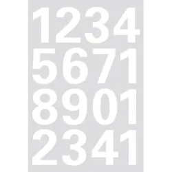 HERMA Zahlenetiketten 25mm 4170 weiss, 1-9