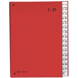 PAGNA Pultordner Color A4 24329-01 rot 1-31