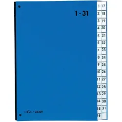 Pagna -  Pultordner Color A4 24329-02 blau, 1-31, 21cm