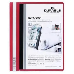 DURABLE Angebotshefter DURAPLUS 2579/03 f&uuml;r 100 Blatt A4 rot