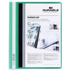 DURABLE Angebotshefter DURAPLUS 2579/05 f&uuml;r 100 Blatt A4 gr&uuml;n