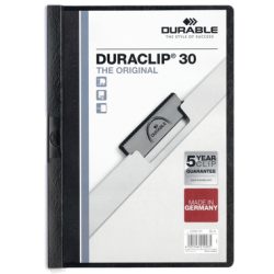 DURABLE Klemmhefter DURACLIP 30 2200/01 f&uuml;r 30 Blatt A4 schwarz