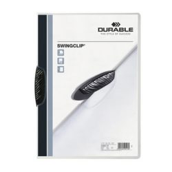 DURABLE Klemmhefter SWINGCLIP 2260/01 f&uuml;r 30 Blatt A4 schwarz