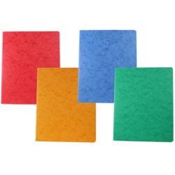B&Uuml;ROLINE Pressspanheft ass. A4 610060 kariert, 4mm, 80g 48 Blatt