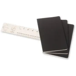 MOLESKINE Notizheft Cahier A5 495-6 liniert, schwarz 3 St&uuml;ck