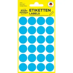 AVERY ZWECKFORM Markierungspunkte blau 3005 96 St&uuml;ck 18mm