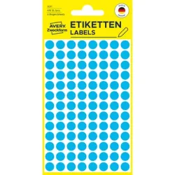 AVERY ZWECKFORM Markierungspunkte blau 3011 8mm 416 St&uuml;ck