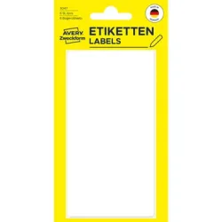 AVERY ZWECKFORM Etiketten 98&times;51mm 3047Z weiss 6 St&uuml;ck