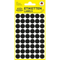 AVERY ZWECKFORM Markierungspunkte schwarz 3140 270 St&uuml;ck 12mm