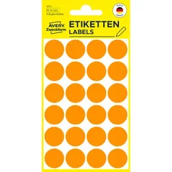 AVERY ZWECKFORM Markierungspunkte 18mm 3173Z orange 96 St&uuml;ck