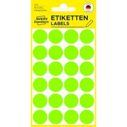 AVERY ZWECKFORM Markierungspunkte 18mm 3174Z gr&uuml;n 96 St&uuml;ck