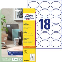 AVERY ZWECKFORM Etiketten 63,5x42,3mm L6024REV2 weiss 450 St&uuml;ck