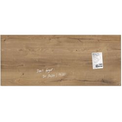 SIGEL Glas-Magnetboard GL247 Natural-Wood 1300x550x15 mm