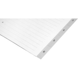 BIELLA Register PP grau A4 471406.00 1-6, Vollformat