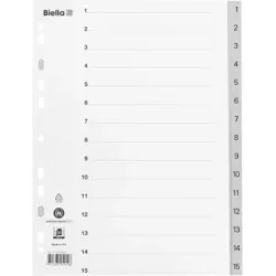 BIELLA Register PP grau A4 471415.00 1-15