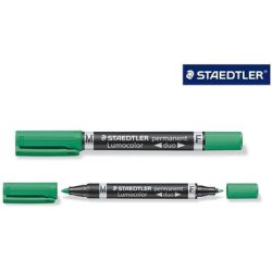 STAEDTLER Lumocolor DUO 348 0.6/1.5mm 348-5 gr&uuml;n perm.