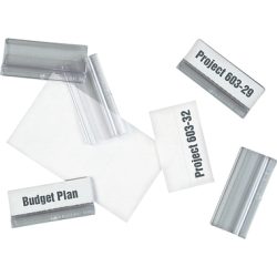 DURABLE Reiter 58mm f&uuml;r Sichttafeln 560919 mit Einsteckschild 10 St&uuml;ck