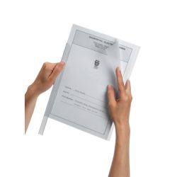 DURABLE Klemmschienenh&uuml;llen A4 291919 transparent 50 St&uuml;ck