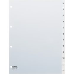 KOLMA Register Vista A4 21.112.00 transparent, 1-12, 4-Loch