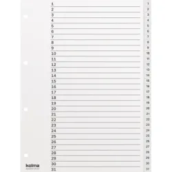 KOLMA Register PP weiss A4 18.314.16 1-31