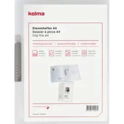 KOLMA Bewerbungsmappe Tender A4 10.016.00 transparent, 2-teilig