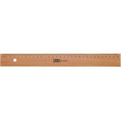 M+R Lineal 30cm 719300000 Metalleinlage Buche
