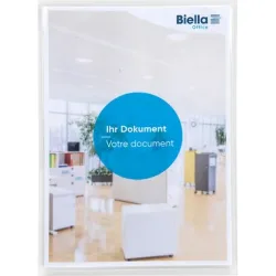 BIELLA Pr&auml;sentationsmappe Pearl#5 A4 18640303U transp.Sichttasche 20 Blatt