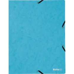 BIELLA Gummibandmappe A4 178401.06 hellblau, 355gm2 200 Bl.
