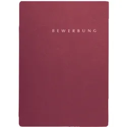 PAGNA Bewerbungsmappe Select 22002-01 rot, 3-teilig