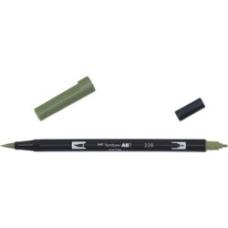 TOMBOW Dual Brush Pen ABT 228 graugr&uuml;n