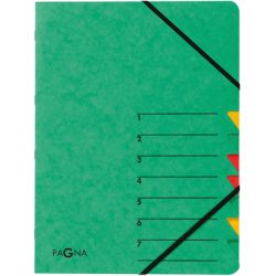 PAGNA Ordnungsmappe EASY A4 24061-03 gr&uuml;n 7 F&auml;cher
