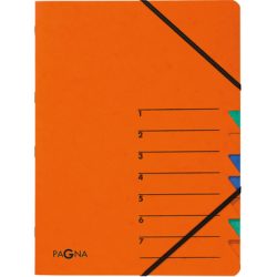 PAGNA Ordnungsmappe EASY A4 24061-12 orange 7 F&auml;cher