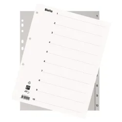 BIELLA Register PP grau A4 47841000 1-10