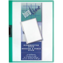 B&Uuml;ROLINE Klemmhefter A4 667292 gr&uuml;n