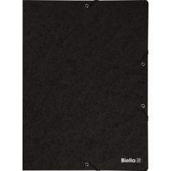 Biella Eckspannermappe Gummibandmappe A4 0178401.02 Schwarz 1 St.