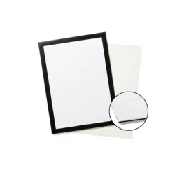 DURABLE wandmontierbarer magnetischer Inforahmen A4 236 x 323 mm Schwarz 496801