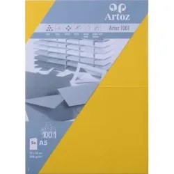 ARTOZ Karten 1001 A5 107392262 220g. sonnengelb 5 Blatt