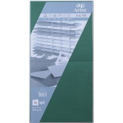 ARTOZ Karten 1001 310x155mm 107452263 220g, racing green 5 Blatt