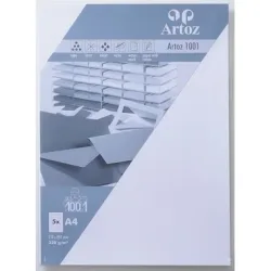 ARTOZ Karten 1001 A4 107696142 220g. bl&uuml;tenweiss 5 Blatt