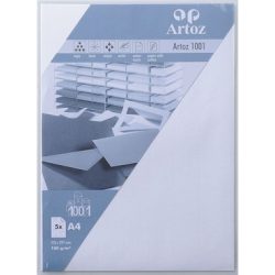 ARTOZ Papier 1001 A4 107796142 100g. bl&uuml;tenweiss 5 Blatt