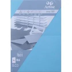 ARTOZ Karten 1001 B6 107362263 220g. azur 5 Blatt