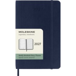 MOLESKINE Agenda Classic Pocket 2027 DSB2012WN2Y27 1W/1S saphir SC 9x14cm