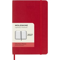 MOLESKINE Agenda Classic Pocket 2027 DSF212DC2Y27 1T/1S scharlachrot SC 9x14cm