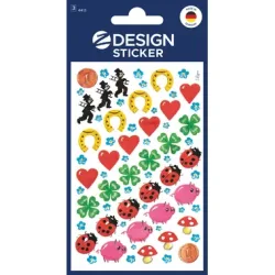 Z-DESIGN Sticker Creative 4413 Gl&uuml;ckssymbole 2 St&uuml;ck