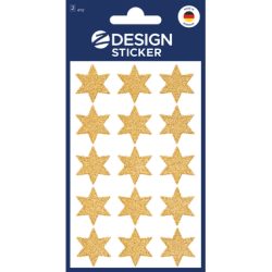 Z-DESIGN Sticker Sterne Weihnachten 4112 gold 2 St&uuml;ck