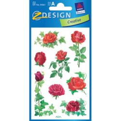 Z-DESIGN Sticker Creative 54261 Rosen 3 St&uuml;ck