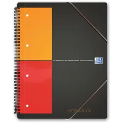 Oxford -  Meetingbook A4+ 100100362 kariert 5mm, 80g 80 Blatt, DIN A4